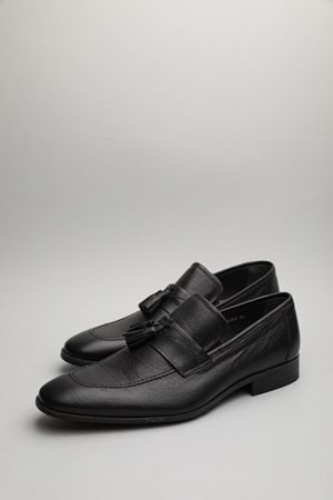 Gondol Erkek Hakiki Deri Klasik Siyah 41 ttx.144