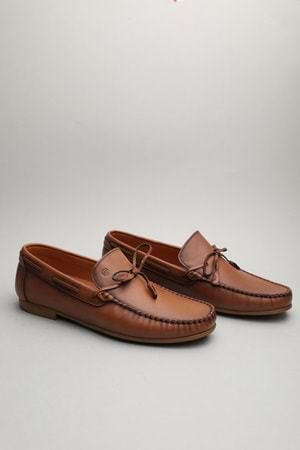 Gondol Erkek Hakiki Deri Klasik Loafer Taba 42 ttx.60128