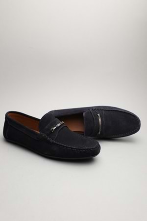 Gondol Erkek Hakiki Deri Klasik Loafer Laci Süet 41 ttx.60142