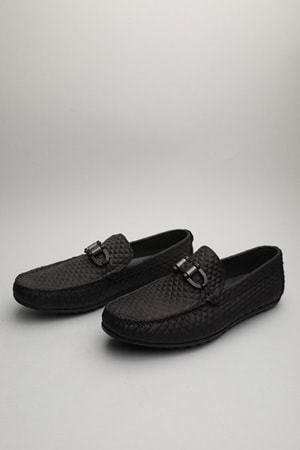 Gondol Erkek Hakiki Deri Klasik Loafer Siyah 39 ttx.60149