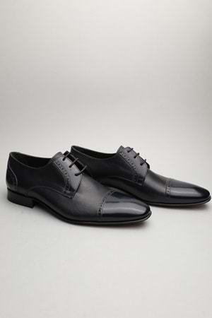 Gondol Erkek Hakiki Deri Klasik Lacivert 42 ttx.155