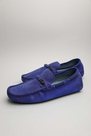 Gondol Erkek Hakiki Deri Klasik Loafer Saks Mavi 43 ttx.60158