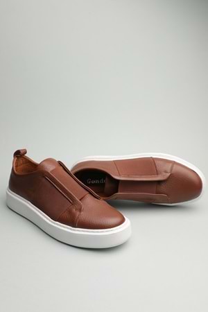 Gondol Erkek Hakiki Deri Klasik Casual Taba 40 ttx.520