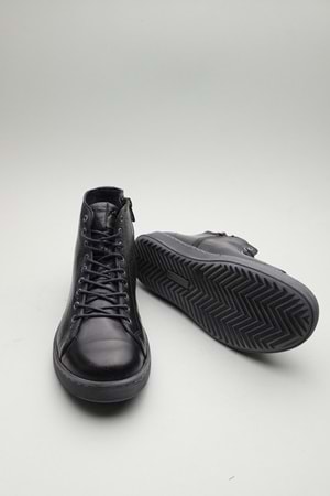 Gondol Hakiki Deri Günlük Hafif Yumuşak Spor Bot zx.1152 - Lacivert - 37