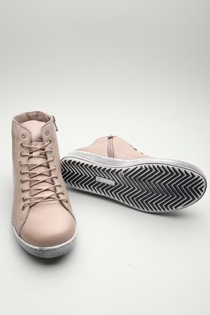 Gondol Hakiki Deri Günlük Hafif Yumuşak Spor Bot zx.1152 - Vizon - 37