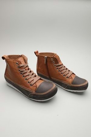 Gondol Hakiki Deri Günlük Hafif Günlük Bot zx.1140 - Taba - 37