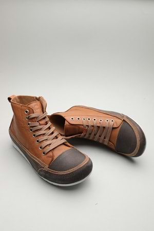 Gondol Hakiki Deri Günlük Hafif Günlük Bot zx.1140 - Taba - 37