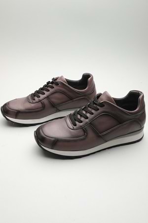 Gondol Erkek Hakiki Deri Klasik Casual Gri 39 ttx.523