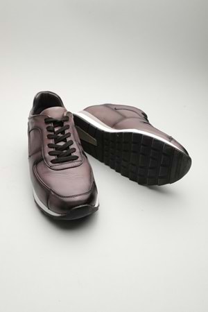 Gondol Erkek Hakiki Deri Klasik Casual Gri 39 ttx.523