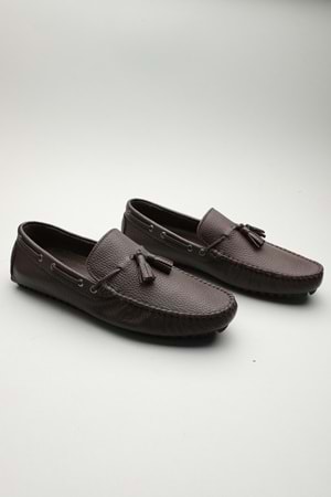 Gondol Erkek Hakiki Deri Klasik Loafer Kahverengi 42 ttx.601104