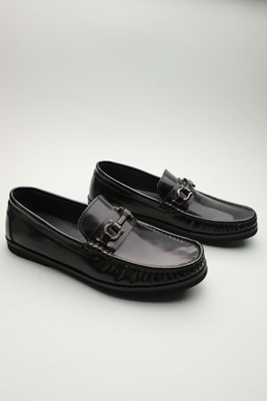 Gondol Erkek Hakiki Deri Klasik Loafer Lacivert 41 ttx.601111