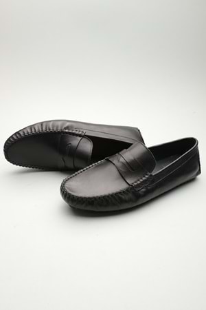 Gondol Erkek Hakiki Deri Klasik Loafer Siyah 41 ttx.601113