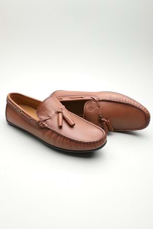 Gondol Erkek Hakiki Deri Klasik Loafer Taba 44 ttx.601115