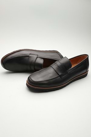 Gondol Erkek Hakiki Deri Klasik Loafer Kahverengi 44 ttx.601125