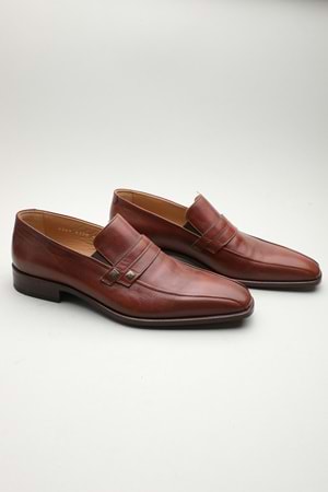 Gondol Erkek Hakiki Deri Klasik Kösele Kahverengi 42 ttx.180