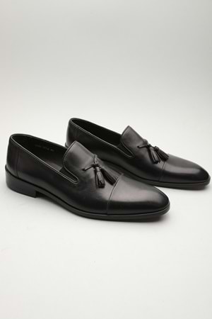 Gondol Erkek Hakiki Deri Klasik Loafer Siyah 40 ttx.601149