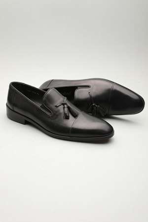 Gondol Erkek Hakiki Deri Klasik Loafer Siyah 40 ttx.601149