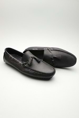 Gondol Erkek Hakiki Deri Klasik Loafer Siyah 42 ttx.601150