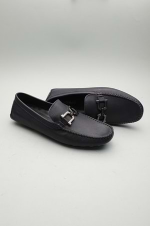 Gondol Erkek Hakiki Deri Klasik Loafer Lacivert 41 ttx.601151