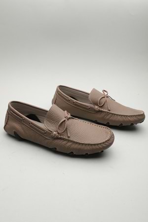 Gondol Erkek Hakiki Deri Klasik Loafer Vizon 40 ttx.601162
