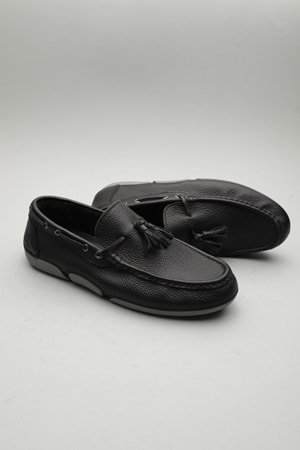 Gondol Erkek Hakiki Deri Klasik Loafer Siyah 40 ttx.601163