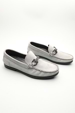 Gondol Erkek Hakiki Deri Klasik Loafer Buz Mavi 42 ttx.601171