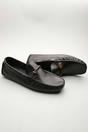 Gondol Erkek Hakiki Deri Klasik Loafer Siyah 42 ttx.601190