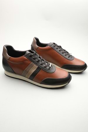 Gondol Erkek Hakiki Deri Klasik Casual Taba Kombin 45 ttx.530