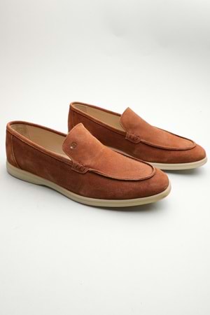 Gondol Erkek Hakiki Deri Klasik Loafer Taba 45 ttx.601212