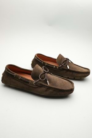 Gondol Erkek Hakiki Deri Klasik Loafer Haki 41 ttx.601217