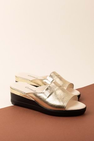 Gondol Hakiki Deri Ev Terliği özl.966 - Dore - 36