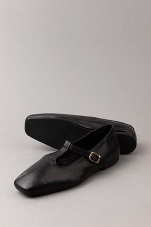 Gondol Hakiki Deri Günlük Klasik Babet Ln.4409 - Siyah - 36