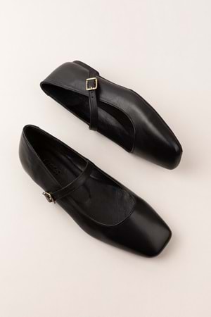 Gondol Hakiki Deri Günlük Klasik Tek Bant Babet Ln.4410 - Siyah - 37