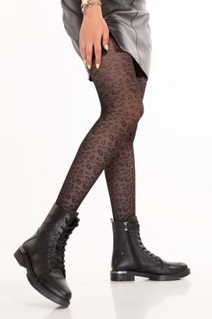 Gondol Hakiki Deri Metal Topuk Detaylı Bot Domenica - Siyah - 38