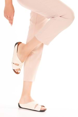 Gondol Kadın Anatomik Taban Terlik bio.1003 - Bej - 37