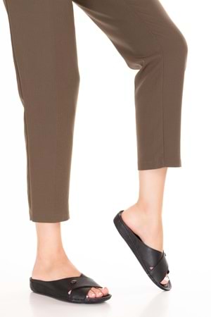 Gondol Kadın Anatomik Taban Terlik bio.1001 - Siyah - 36