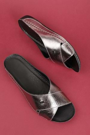 Gondol Kadın Anatomik Taban Terlik bio.1001 - Platin - 37