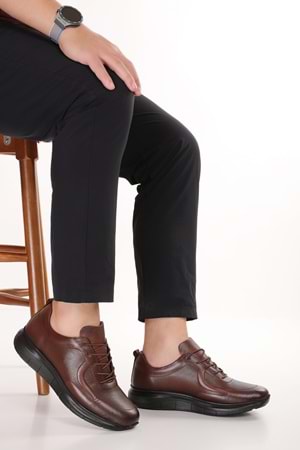 Gondol Erkek Hafif Rahat Taban Günlük Ayakkabı af.3659 - Kahverengi - 40