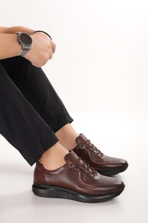 Gondol Erkek Hafif Rahat Taban Günlük Ayakkabı af.3659 - Kahverengi - 40