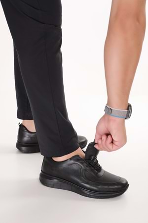 Gondol Erkek Hafif Rahat Taban Günlük Ayakkabı af.3659 - Siyah - 40