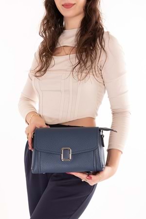 Gondol Kadın Günlük Küçük Omuz Çantası vp.732 - Lacivert - TEK EBAT