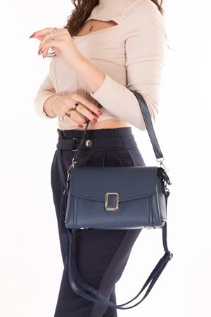 Gondol Kadın Günlük Küçük Omuz Çantası vp.732 - Lacivert - TEK EBAT