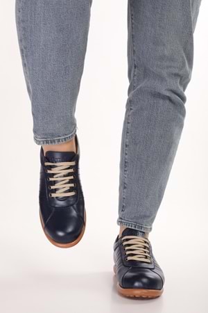 Gondol Içi Dışı Hakiki Deri Günlük Rahat Casual Ayakkabı Pelotaz - Lacivert - 42