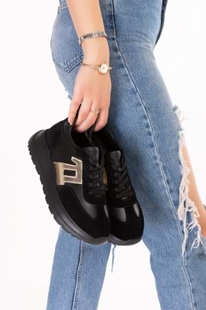 Gondol Içi Dışı Hakiki Deri Anatomik Taban Hafif Spor Ayakkabı ars.509 - Siyah - 39