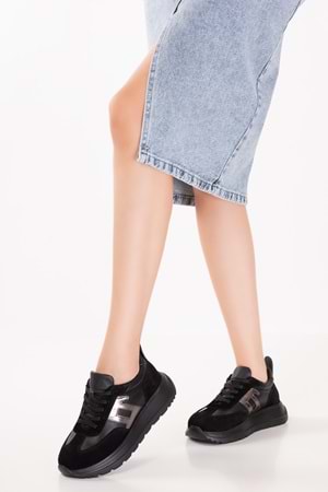 Gondol Içi Dışı Hakiki Deri Anatomik Taban Hafif Spor Ayakkabı ars.549 - Siyah - 36