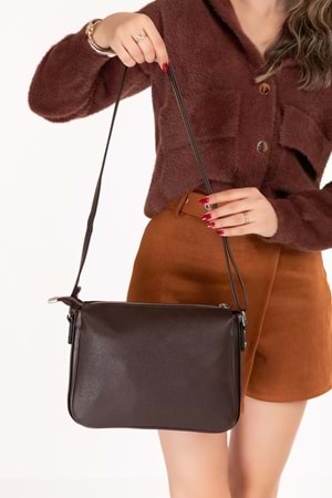 Gondol Kadın Günlük Çapraz Omuz Çantası gp.1420 - Kahverengi