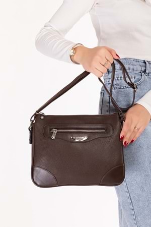 Gondol Kadın Günlük El Çantası gp.1275 -Kahverengi