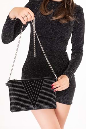 Gondol Kadın Klasik Küçük Portföy Çanta ald.839 - Siyah - TEK EBAT