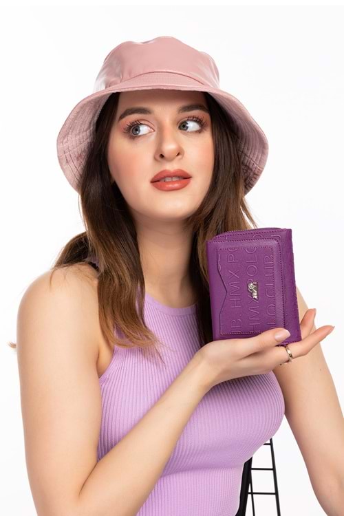 Gondol Hmx Polo Günlük Kullanışlı El Cüzdanı Hmx.198 - Mor