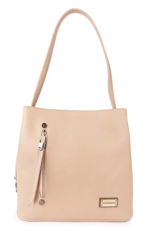 Gondol Kadın Şık Günlük Omuz Çantası gp.010 - Vizon